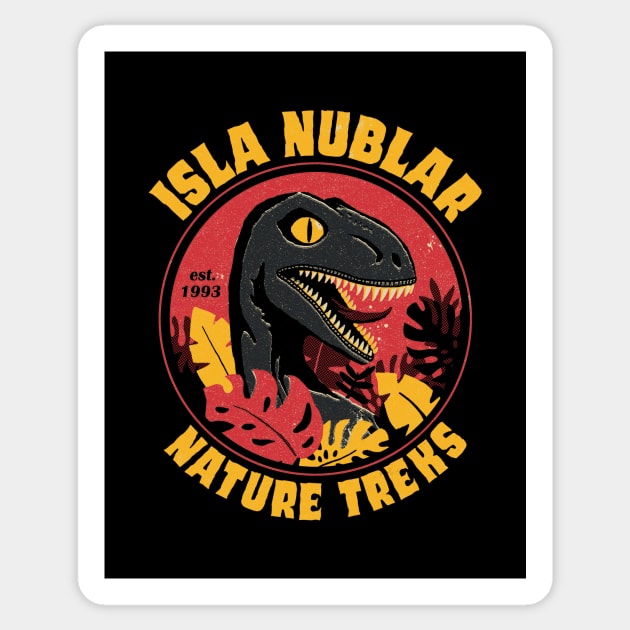 Isla Nublar Nature Treks Sticker by DinoMike